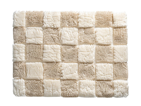 ROOMG Geometric Tufted Indoor Door Mat Washable Low-Profile Entryway Rug